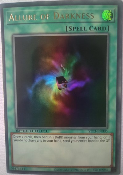 Allure of Darkness (STP3-EN005) [Speed Duel: Tournament Pack 3]