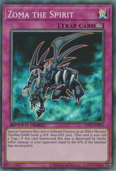 Zoma the Spirit (STP3-EN013) [Speed Duel: Tournament Pack 3]