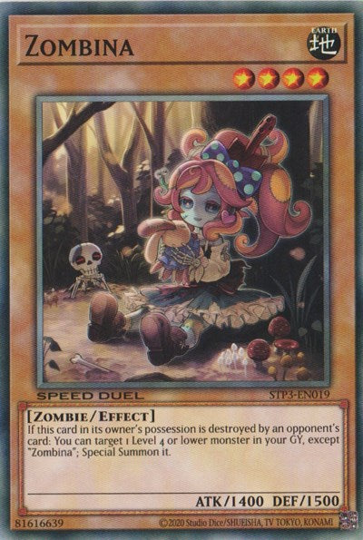 Zombina (STP3-EN019) [Speed Duel: Tournament Pack 3]