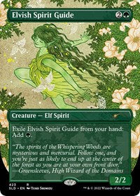 Elvish Spirit Guide (Borderless) (423) [Secret Lair Drop Series]
