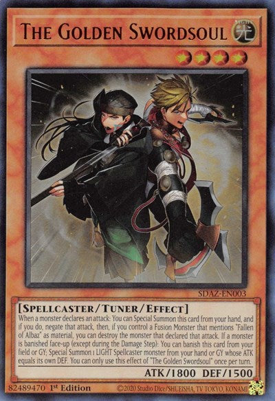 The Golden Swordsoul (SDAZ-EN003) [Structure Deck: Albaz Strike]