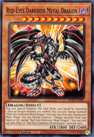 Red-Eyes Darkness Metal Dragon (SDAZ-EN007) [Structure Deck: Albaz Strike]
