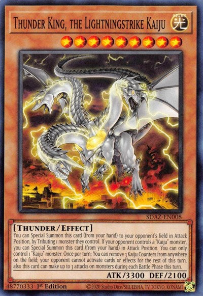 Thunder King, the Lightningstrike Kaiju (SDAZ-EN008) [Structure Deck: Albaz Strike]