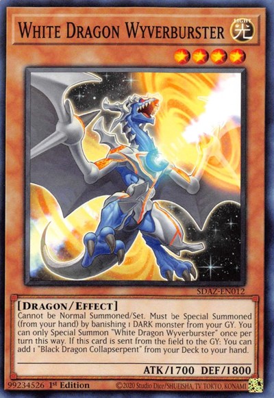 White Dragon Wyverburster (SDAZ-EN012) [Structure Deck: Albaz Strike]