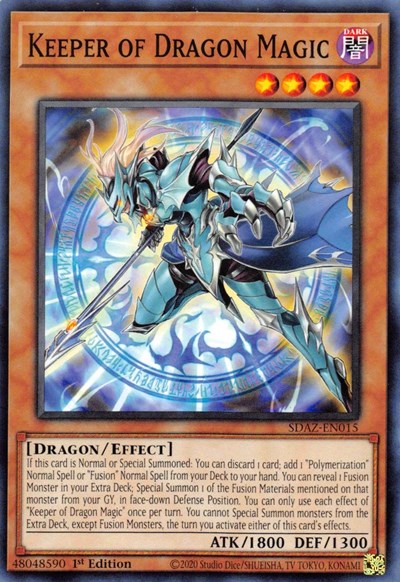 Keeper of Dragon Magic (SDAZ-EN015) [Structure Deck: Albaz Strike]