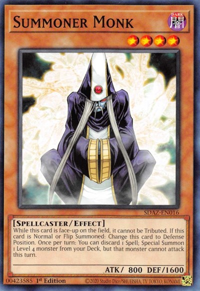 Summoner Monk (SDAZ-EN016) [Structure Deck: Albaz Strike]