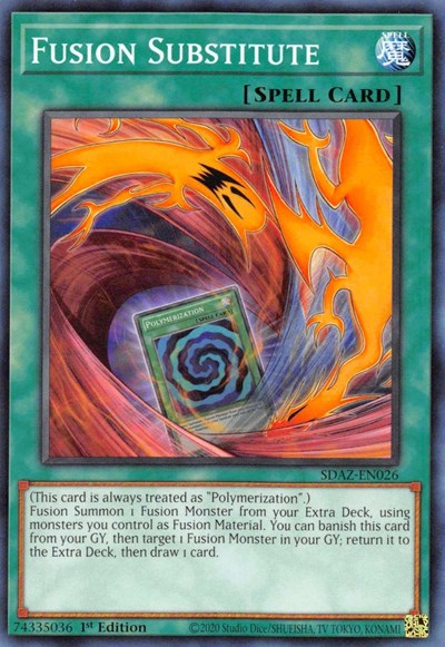 Fusion Substitute (SDAZ-EN026) [Structure Deck: Albaz Strike]