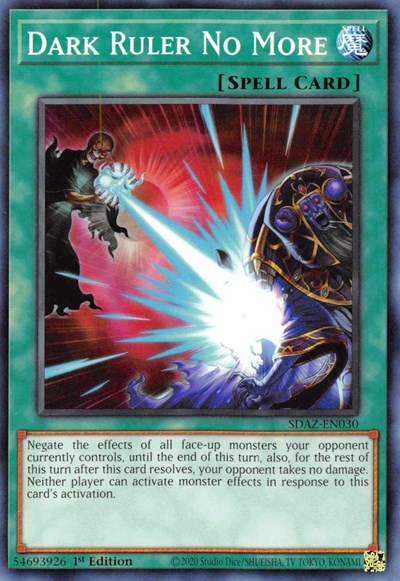 Dark Ruler No More (SDAZ-EN030) [Structure Deck: Albaz Strike]