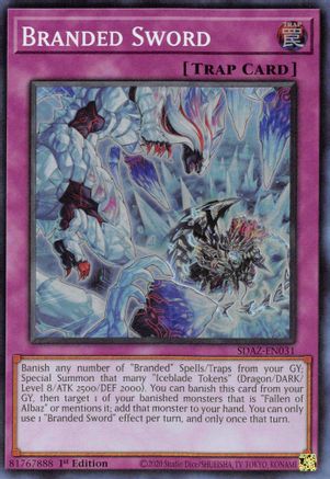 Branded Sword (SDAZ-EN031) - Structure Deck: Albaz Strike 1st Edition