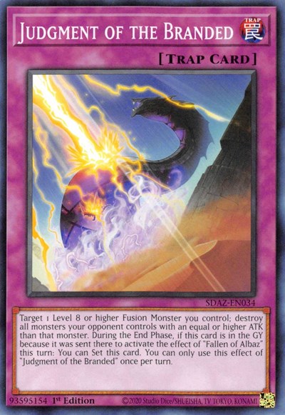 Judgment of the Branded (SDAZ-EN034) [Structure Deck: Albaz Strike]