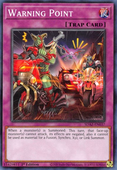 Warning Point (SDAZ-EN037) [Structure Deck: Albaz Strike]
