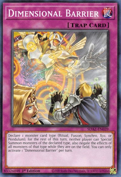 Dimensional Barrier (SDAZ-EN039) [Structure Deck: Albaz Strike]