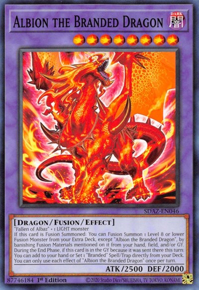 Albion the Branded Dragon (SDAZ-EN046) [Structure Deck: Albaz Strike]