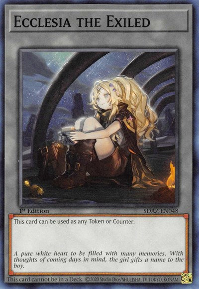Ecclesia the Exiled (SDAZ-EN048) [Structure Deck: Albaz Strike]