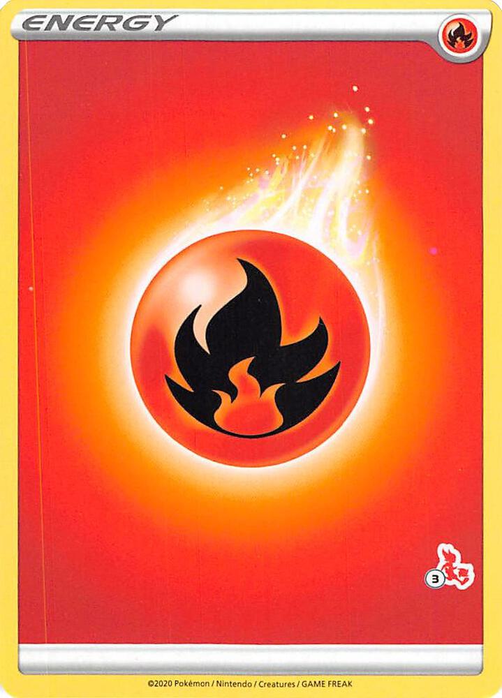 Fire Energy (#3 Cinderace Stamped) [Battle Academy 2022]