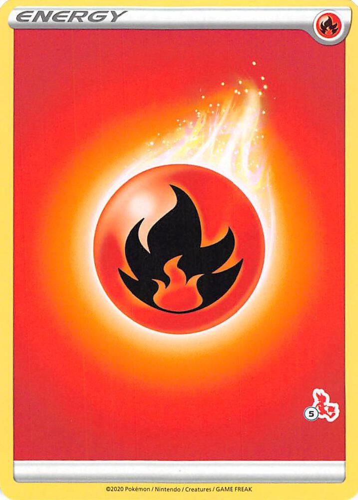 Fire Energy (#5 Cinderace Stamped) [Battle Academy 2022]