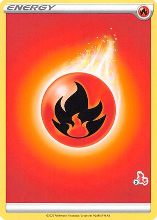 Fire Energy (#9 Cinderace Stamped)  Battle Academy 2022 - Promo