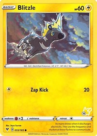 Blitzle - 053/185 (#15 Pikachu Stamped) (053/185) [Battle Academy 2022]