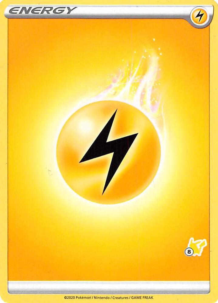 Lightning Energy (#8 Pikachu Stamped) [Battle Academy 2022]