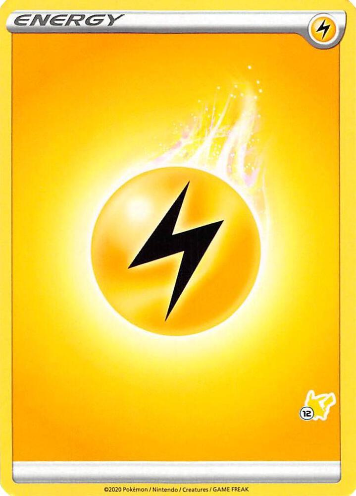 Lightning Energy (#12 Pikachu Stamped) [Battle Academy 2022]