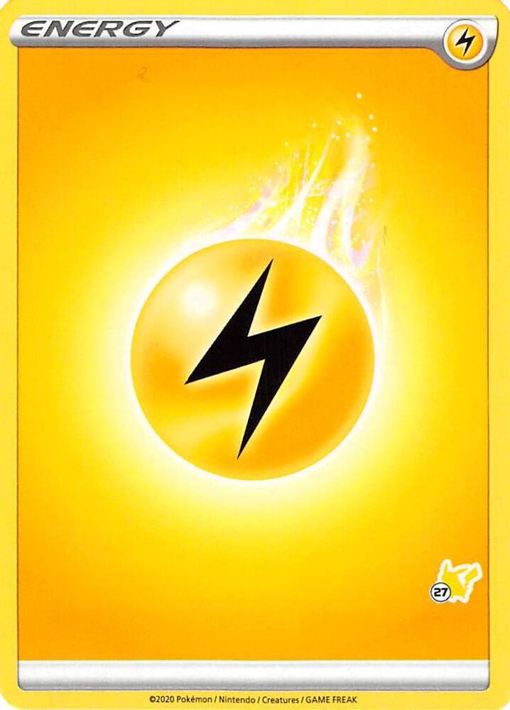 Lightning Energy (#27 Pikachu Stamped) [Battle Academy 2022]