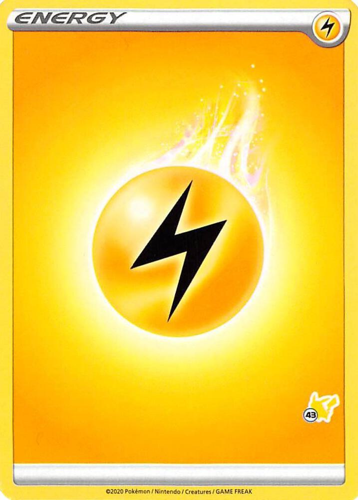 Lightning Energy (#43 Pikachu Stamped) [Battle Academy 2022]