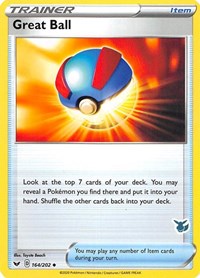 Great Ball - 164/202 (Eevee Stamped) (164/202) [Battle Academy 2022]