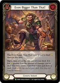 Even Bigger Than That! (Blue) - FAB060 (FAB060) [Flesh and Blood: Promo Cards]