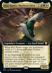 Kitt Kanto, Mayhem Diva (Extended Art) (104) [Commander: Streets of New Capenna]