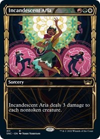Incandescent Aria (Showcase) (311) [Streets of New Capenna]