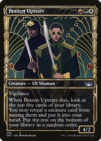 Brazen Upstart (Showcase) (296) [Streets of New Capenna]