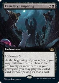 Cemetery Tampering (Extended Art) (418) [Streets of New Capenna]