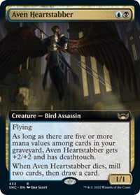 Aven Heartstabber (Extended Art) (433) [Streets of New Capenna]