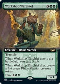 Workshop Warchief (Extended Art) (432) [Streets of New Capenna]