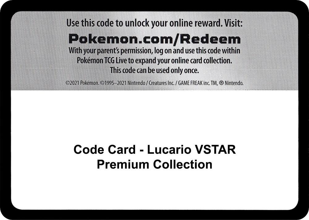 Code Card - Lucario VSTAR Premium Collection [Miscellaneous Cards & Products]