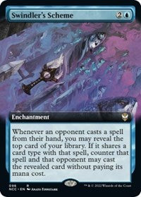 Swindler's Scheme (Extended Art) (96) [Commander: Streets of New Capenna]