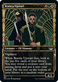 Brazen Upstart (Gilded Foil) (361) [Streets of New Capenna]
