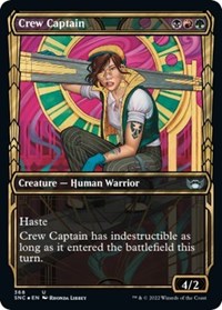 Crew Captain (Gilded Foil) (368) [Streets of New Capenna]