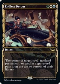 Endless Detour (Gilded Foil) (370) [Streets of New Capenna]
