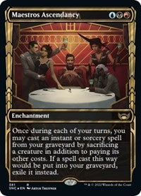 Maestros Ascendancy (Gilded Foil) (381) [Streets of New Capenna]