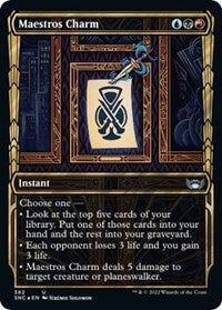 Maestros Charm (Gilded Foil) (382) [Streets of New Capenna]