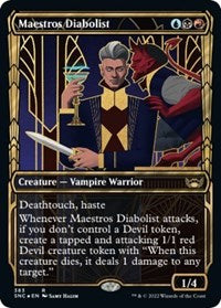 Maestros Diabolist (Gilded Foil) (383) [Streets of New Capenna]
