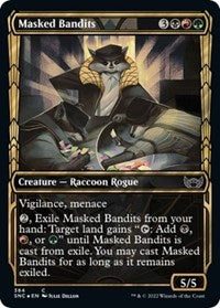 Masked Bandits (Gilded Foil) (384) [Streets of New Capenna]