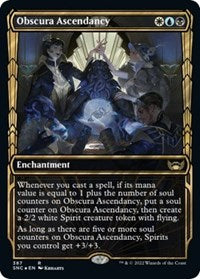 Obscura Ascendancy (Gilded Foil) (387) [Streets of New Capenna]