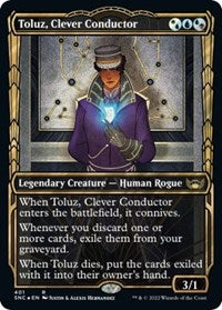 Toluz, Clever Conductor (Gilded Foil) (401) [Streets of New Capenna]
