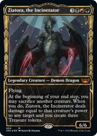 Ziatora, the Incinerator (Gilded Foil) (404) [Streets of New Capenna]