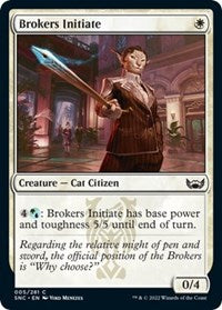 Brokers Initiate (5) [Streets of New Capenna]