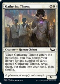 Gathering Throng (13) [Streets of New Capenna]