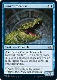 Sewer Crocodile (60) [Streets of New Capenna]