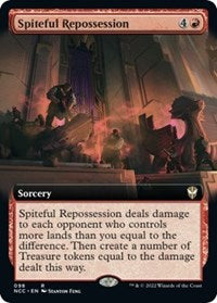 Spiteful Repossession (Extended Art) (98) [Commander: Streets of New Capenna]